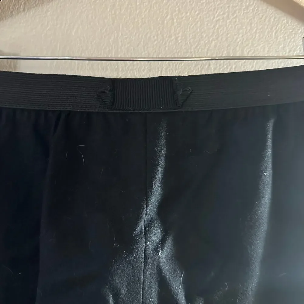 Marc Jacobs Black Cropped Wool Trousers Size 0
